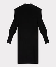Robe Noir Tricot Fashion Esqualo