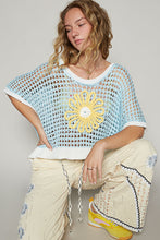 Tricot Boho Bleu Bébé