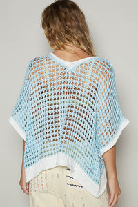 Tricot Boho Bleu Bébé