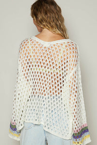 Pull en Tricot Col en V