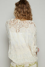 Cardigan Crochet Naturel