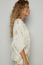 Cardigan Crochet Naturel