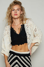 Cardigan Crochet Naturel