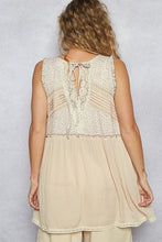 Top Gorgie Taupe Décontracté