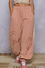 Pantalon Aladin Coton Rose Flamant