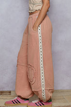 Pantalon Aladin Coton Rose Flamant