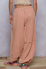 Pantalon Aladin Coton Rose Flamant