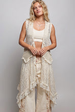 Gilet sans manches en crochet