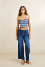 Bandeau Top Rayure Vintage
