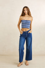 Bandeau Top Rayure Vintage