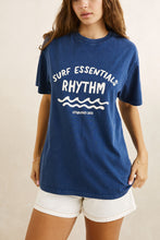 T-Shirt Vintage Bleu Oversize