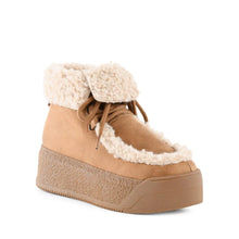 Botte Plate Forme Chaude et Fussy Cuir