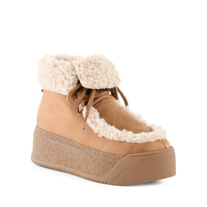 Botte Plate Forme Chaude et Fussy Cuir