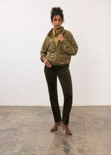 Jacket Bomber Olive Suède FDJ