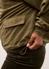 Jacket Bomber Olive Suède FDJ