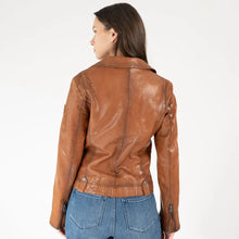 Veste en Cuir Fayola Amande