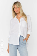 Chemise Elisa Blanc Lin Velvet Heart