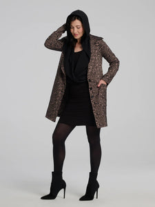 Veste Rosana Noir Dentelle Kollontai Designer Québecois
