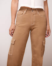 JEAN LARGE LILY / CARGO CAMEL YOGA JEAN