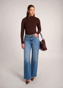 LILY WIDE LEG JEANS / JERSEY YOGA JEANS