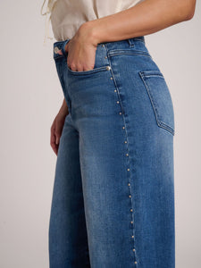 JEAN JAMBE Large BLeu Diddley de YOGA JEANS