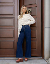 LILY WIDE LEG JEANS / BLUE BUTTERFLY YOGA JEANS