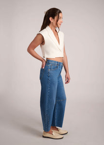 Jeans Malia Barrel Denim Bleu Yoga Jeans