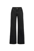LILY WIDE LEG JEANS / MAIA YOGA JEANS NOIR