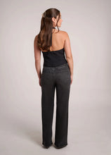 LILY WIDE LEG JEANS / MAIA YOGA JEANS NOIR