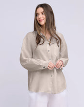 CHEMISE À MANCHES LONGUES EN LIN / ELENA Beige