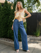 PANTALON JEANS SHANIA JAMBE LARGE YOGA JEANS