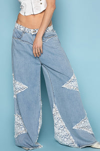 Pantalon Jean Vintage Bleu Denim