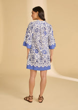 Robe col en v à manches cloche FDJ