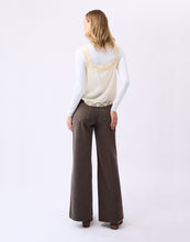 Jeans Denim Lily Jambe Large Chocolat