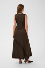 Robe Satin TeaganSZ Chocolat Saint Tropez