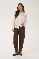 Jeans Barrel Chocolat Saint Tropez