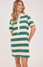 Robe Colbie rayure Vert Genlte Fawn