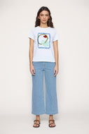 T-shirt à imprimé cœur