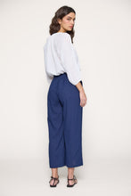 Pantalon Jambe Droite Bleu Marin