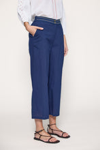 Pantalon Jambe Droite Bleu Marin