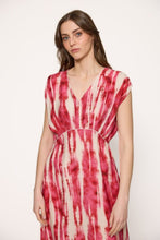 Robe Midi Tie Dye Rose