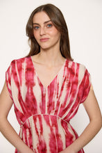 Robe Midi Tie Dye Rose