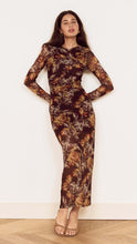 Robe Midi Tahlia Floral Automne Minkpink