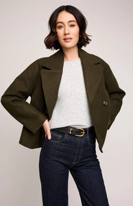 Veste Marguerite Vert Sapin Feutré Gentle Fawn