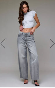 Jean Baggy Gris Délavé  Alyx Taille Basse