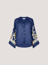 Blouse Imprimé Floral Navy