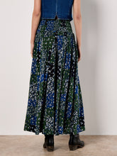 Pantalon Jupe Fleur Bleu