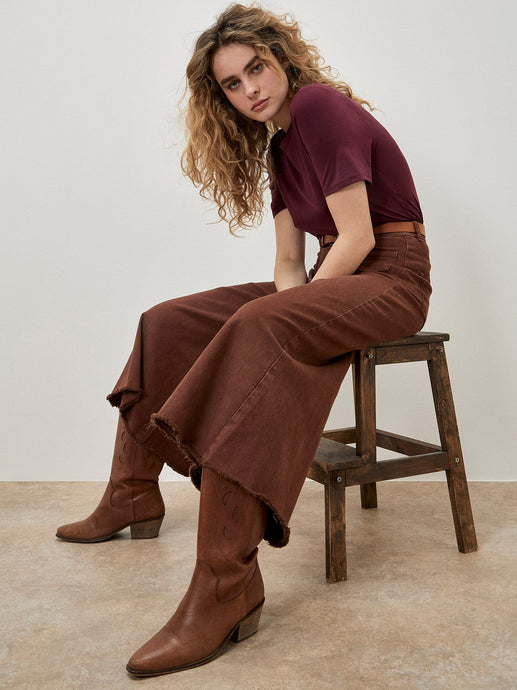 Jean Giana Taille Haute Jambe Très Évasée