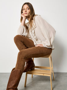 Blouse Léger Volant Naturel