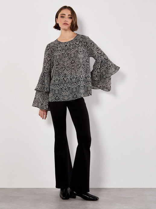 Blouse Chic Imprimé Cachemire